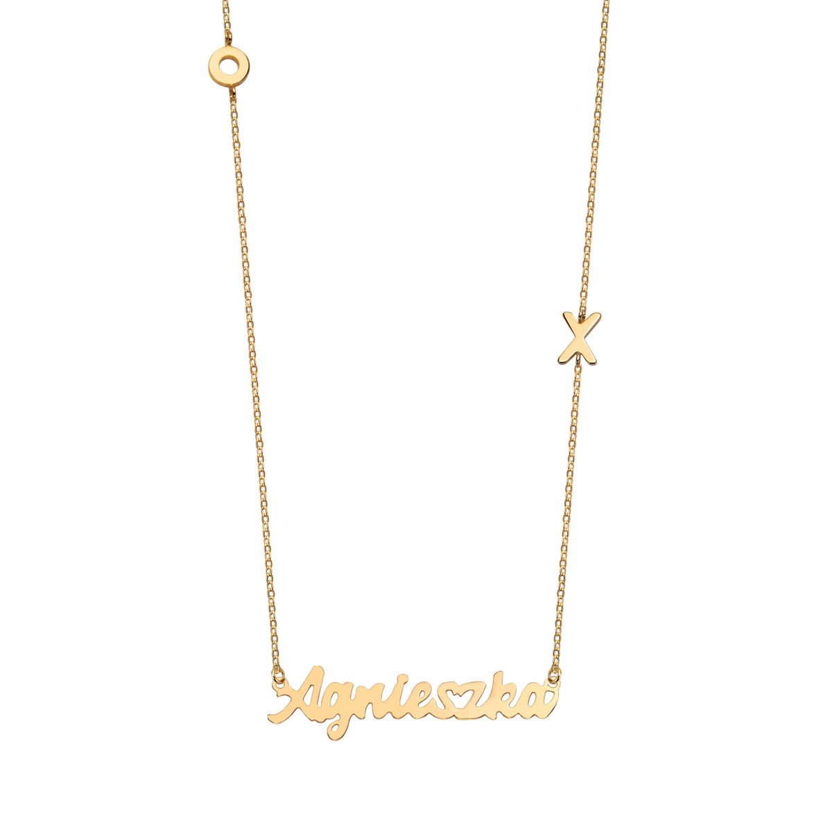 Naszyjnik złoty - Agnieszka