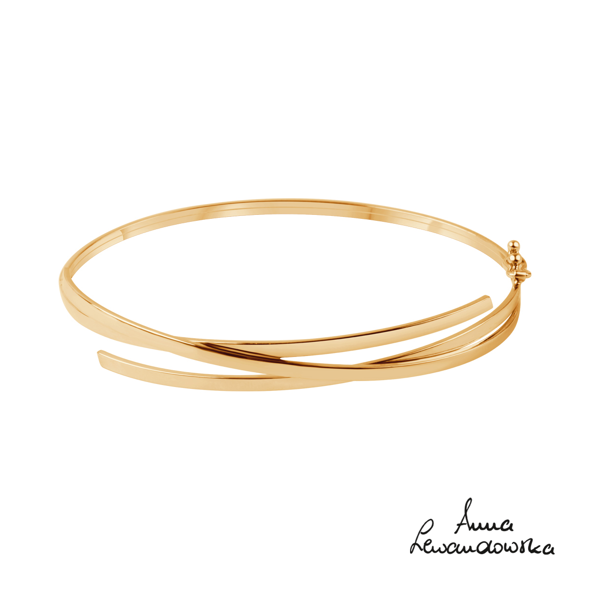 YES Bransoletka złota sztywna - La Prima