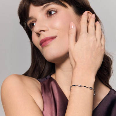 Bransoletka srebrna - Unique