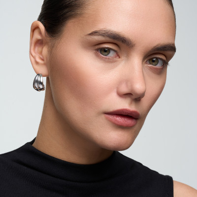 Kolczyki srebrne - Bubble