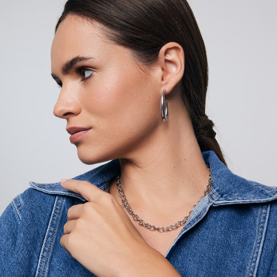 Kolczyki srebrne - Simple