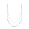 Naszyjnik srebrny kaskadowy - Chains 