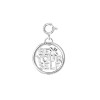Zawieszka srebrna charms - Be Yourself - Love Story