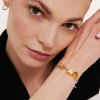 Bransoletka srebrna - serce - Dots