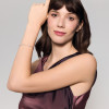 Bransoletka srebrna z cyrkoniami - gwiazdka - Unique 