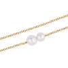 Bransoletka złota z perłami - Pearls