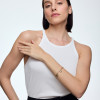 Bransoletka złota - serca - Chains