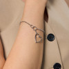 Zawieszka srebra charms - serce - Love Story 