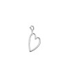 Zawieszka srebra charms - serce - Love Story 