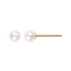 Kolczyki złote z perłami - Pearls 