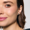 Kolczyki złote ze szmaragdami i diamentami - Kolekcja Wiktoriańska