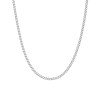 Łańcuszek srebrny - pancerka - 4 mm