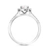 Pierścionek z białego złota z diamentem YES Hearts & Arrows - 1,0 ct - Metropolitan