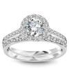 Pierścionek z białego złota z diamentem YES Hearts & Arrows - 1,0 ct - Metropolitan