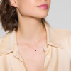 Naszyjnik złoty z czarnym diamentem - 0,33 ct - Valentine