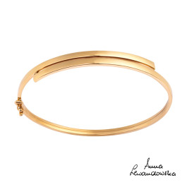 Bransoletka złota sztywna - La Prima