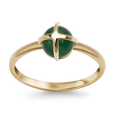 pierścionek-złoty-z-zielonym-agatem-skarabeusz-1