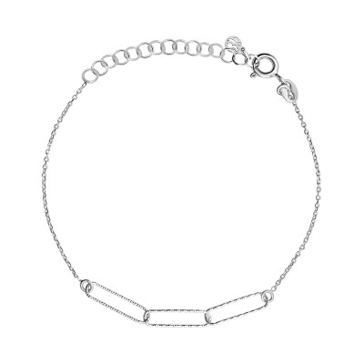 Bransoletka srebrna - Chains