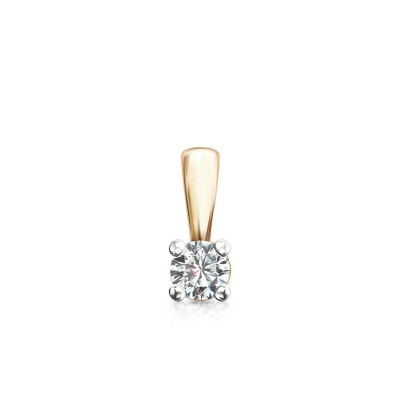 Zawieszka złota z Diamentem Idealnym YES - 0,10 ct - Éternel 