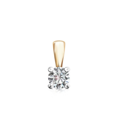 Zawieszka złota z Diamentem Idealnym YES - 0,20 ct - Éternel 