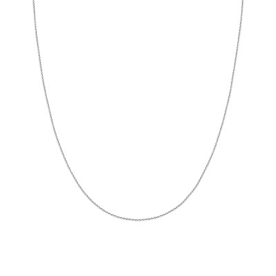 Łańcuszek srebrny - kulki - 1 mm