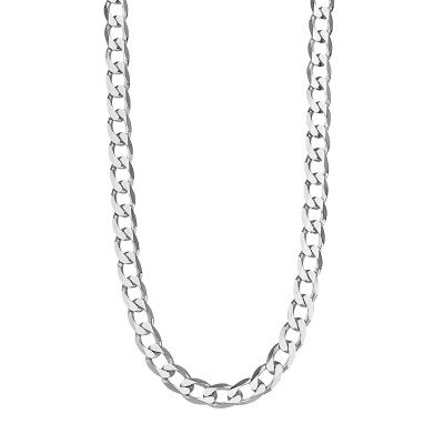 Łańcuszek srebrny - pancerka - 4 mm