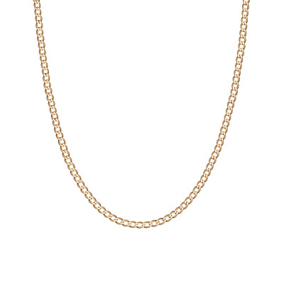 Łańcuszek złoty - gral - 60 cm