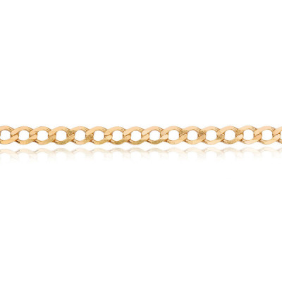 Łańcuszek złoty - gral - 55 cm