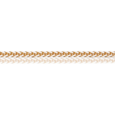 Łańcuszek złoty - spiga - 80 cm