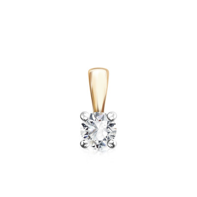 Zawieszka złota z diamentem - 0,20 ct - Éternel