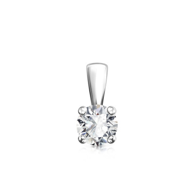 Zawieszka z białego złota z diamentem - 0,33 ct - Éternel