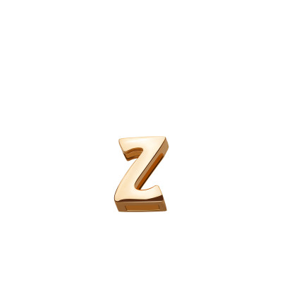 Zawieszka złota - litera Z