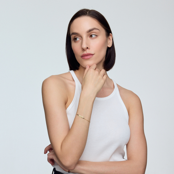 Bransoletka złota - anioł - Mini