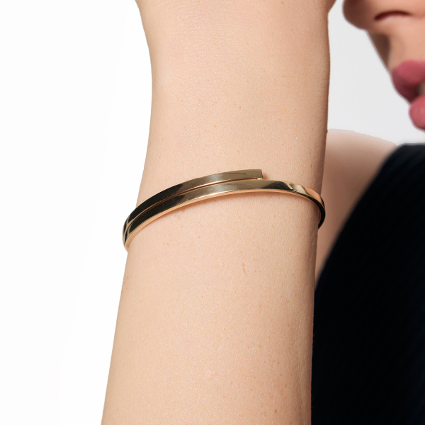 Komplet biżuterii złotej - klasyczny