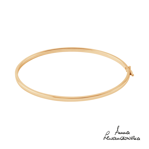 Bransoletka złota sztywna - La Prima