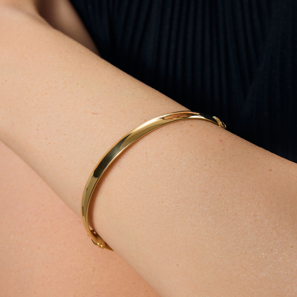 Bransoletka złota sztywna - La Prima
