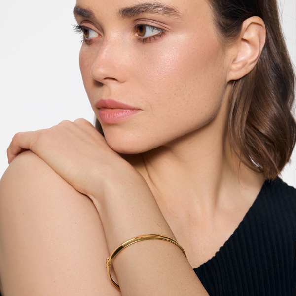 Bransoletka złota sztywna - La Prima