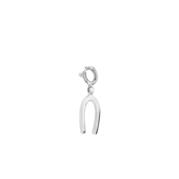 Zawieszka srebrna charms - podkowa - Love Story