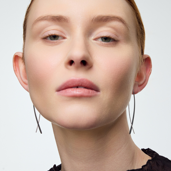 Kolczyki wiszące srebrne - Simple 