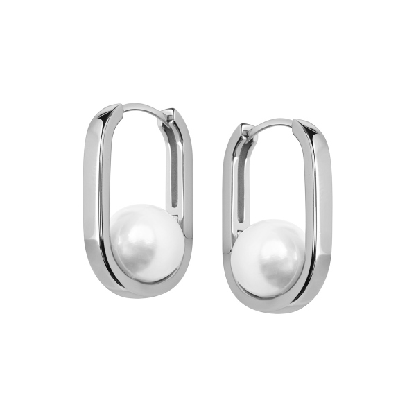 Kolczyki srebrne z perłami - Pearls