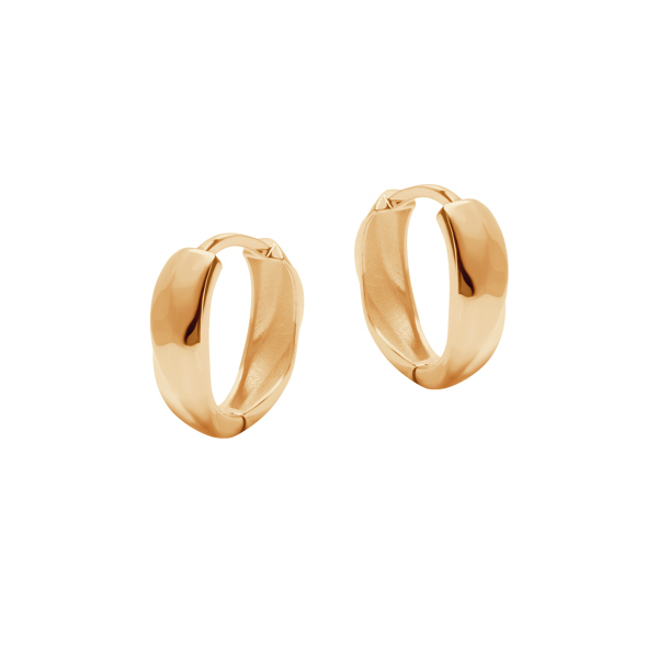 Kolczyki złote - koła