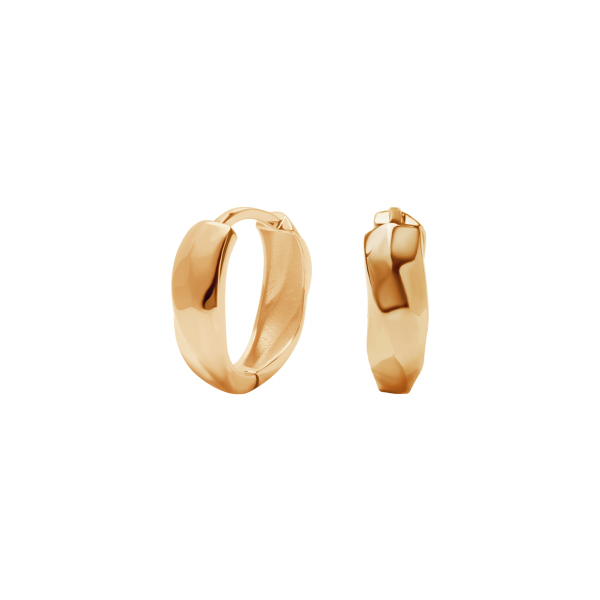 Kolczyki złote - koła