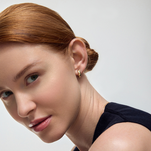 Kolczyki złote - koła