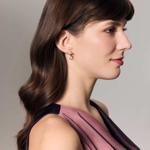 Kolczyki złote - serca