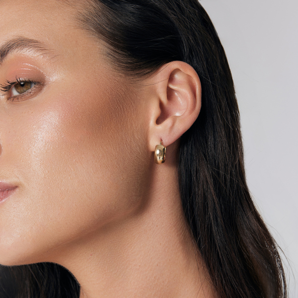 Kolczyki złote - 1,4 cm - La Prima 