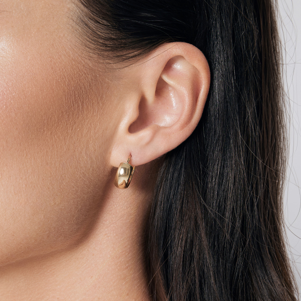 Kolczyki złote - 1,4 cm - La Prima 