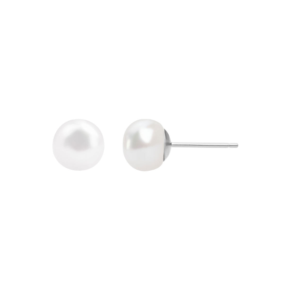 Kolczyki srebrne z perłami - Pearls