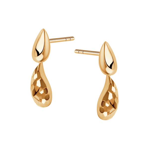 Kolczyki złote - łezki - La Prima Shine