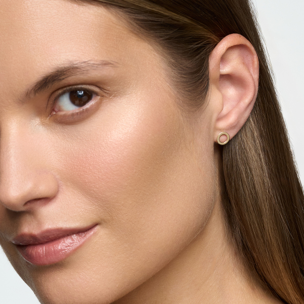 Kolczyki złote - koła