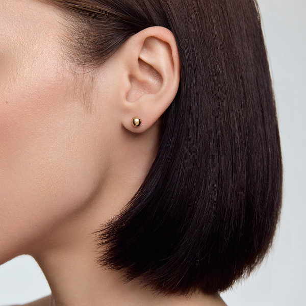 Kolczyki złote - kulki - Mini